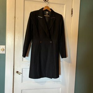 State of Claude Montana Metal Detail Wool Coat